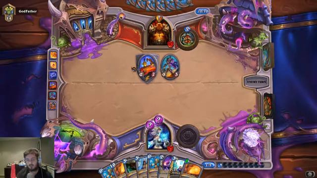 Hearthstone - Freeze Mage Showcase vs Taunt Warrior смотреть онлайн