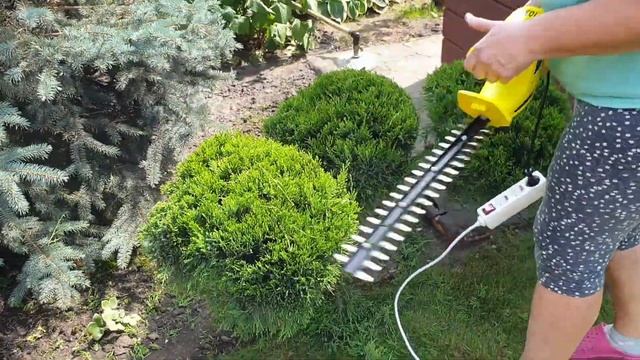 Покупка для сада.Кусторез электрический. смотреть онлайн