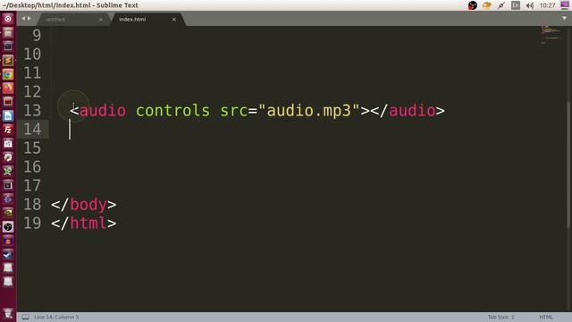 Как создать и использовать аудио файлы в HTML смотреть онлайн