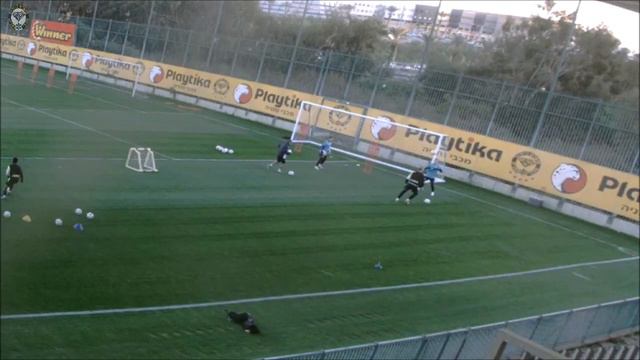 Goalkeeper Training --Warm -Up- Concentration & Coordination- Fc Maccabi Netanya 21.1.2021 смотреть онлайн