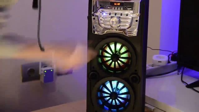 Altavoz Karaoke con Microfono Portátil Gran Potencia, Karaoke bluetooth con altavoces y microfono i смотреть онлайн