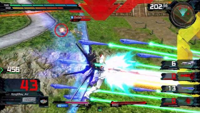 [Mobile Suit Gundam Extreme VS. Maxiboost ON] Open Beta Gameplay смотреть онлайн