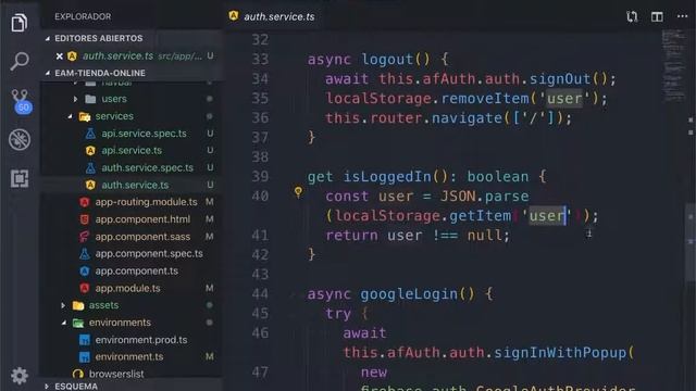 13. Logout con firebase смотреть онлайн