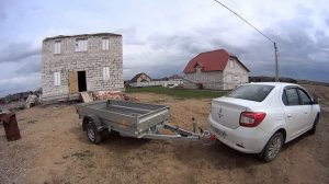 Прицеп для стройки Трейлер "Прораб" 2,6х1,3м., обзор.