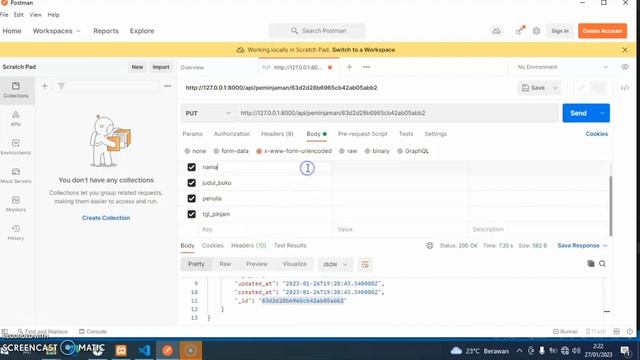 implementasi CRUD Database Mongodb menggunakan laravel pada postman смотреть онлайн