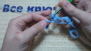 Шикарный шарф крючком для начинающих Весна-Осень Crochet scarf Все крючком TV