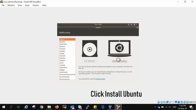 Quick Fix || Ubuntu installation hang inside virtual box смотреть онлайн