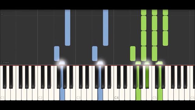 Queen - White Queen live version (Synthesia tutorial) смотреть онлайн