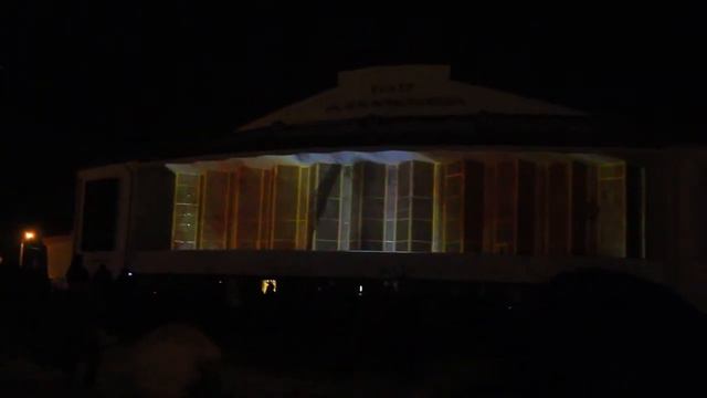 Видеомэппинг. Световая проекция. Архангельск. 16.12.2017 смотреть онлайн