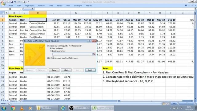 How to unpivot / convert columns to rows in Excel | without power query смотреть онлайн