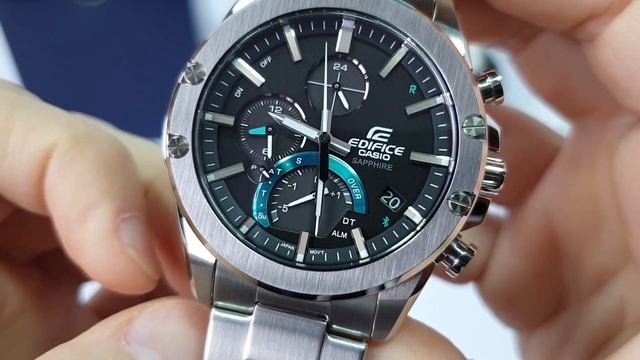 Тонкая работа! CASIO EDIFICE EQB-1000D-1A смотреть онлайн