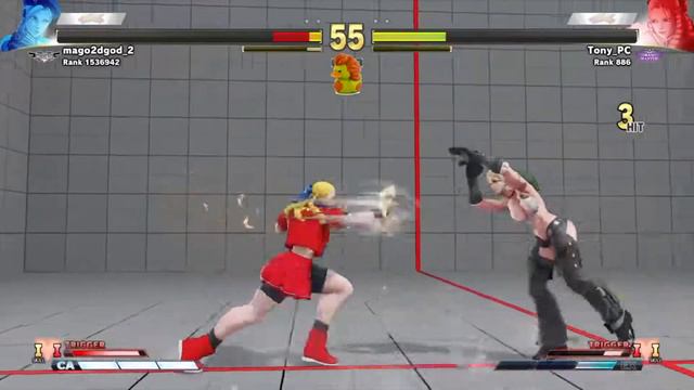 MAGO (CAMMY) vs TONY (KARIN) - street fighter 5 champion edition online matches смотреть онлайн