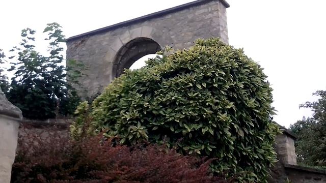 Нормандия. Каен. Гуляем по территории клиники Misericorde. смотреть онлайн