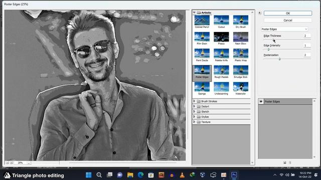How to convert any photo to a pencil sketch using Photoshop, смотреть онлайн