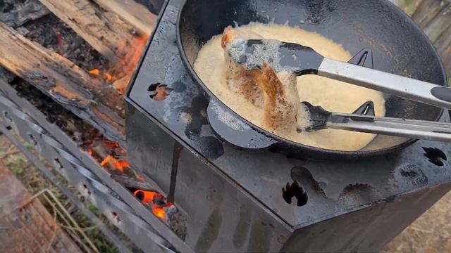 Жареный сазан, амур и сом в казане. Рецепт от кухня аборигена. Как пожарить ведро рыбы. смотреть онлайн