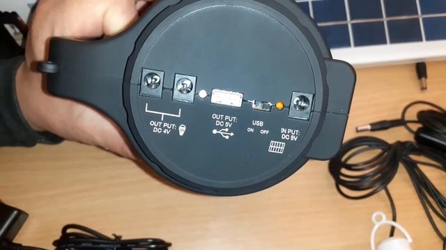 YJ-1902t Фонарь-повербанк с солнечной панелью и лампочками освещения кемпинга. Обзор 4extreme.com.ua смотреть онлайн