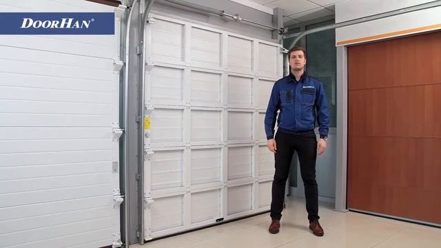 Секционные ворота из однослойных панелей удобство и экономия! смотреть онлайн