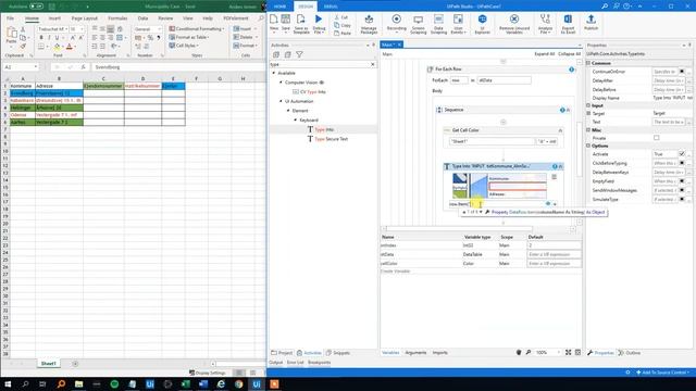 UiPath and Excel | Work with Cell Color and type and search on the web | Tutorial смотреть онлайн