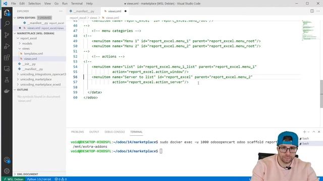 Odoo 15 - ОТЧЕТЫ В Odoo (Оду) - три способа создания (Google Spreadsheet, Report Designer, Coding) смотреть онлайн