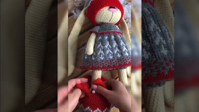 Мастер класс Крисми заяц Тильда вязаный заяц крючком смотреть онлайн