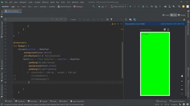 7 - Modifiers - Android Jetpack Compose بالعربي смотреть онлайн