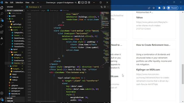 Live Coding A React JS Budget App | Using React Context, APIs, Ant Design & More! смотреть онлайн