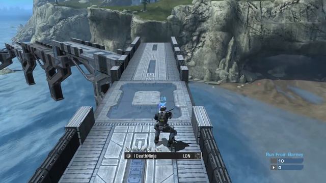 Run From Barney in Halo Reach (MCC) смотреть онлайн