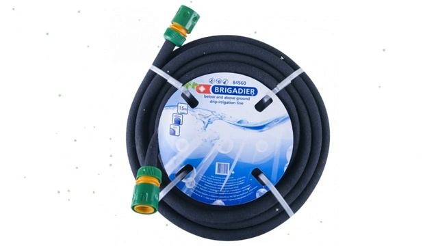 Шланг для капельного полива D 1/2, 15м (Brigadier) обзор 84560