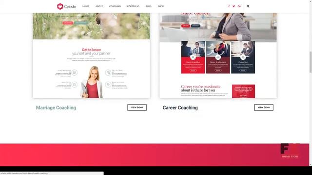 Celeste - Life and Health Coaching WordPress Theme Bernie Stir смотреть онлайн