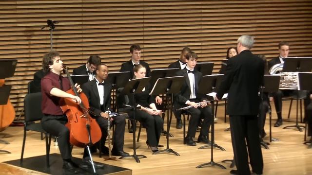 UMich Symphony Band - Gulda - Concerto for Vlncello & Wind Orch - IV. Menuett, V. Finale alla marci смотреть онлайн