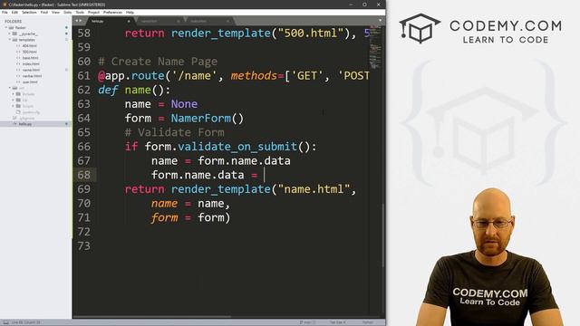 Web Forms With WTF! - Flask Fridays #5 смотреть онлайн