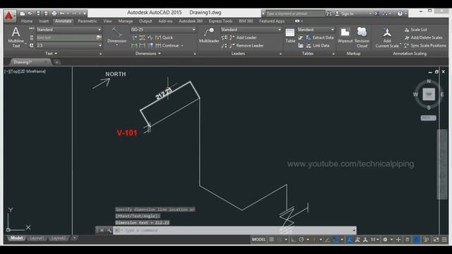 How to draw piping orthographic to isometric in Autocad | For Autocad beginners смотреть онлайн