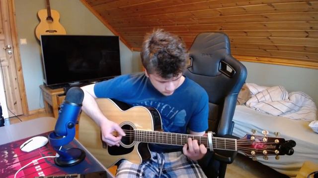 Neon Genesis Evangelion - A Cruel Angel's Thesis | Fingerstyle Guitar Cover смотреть онлайн