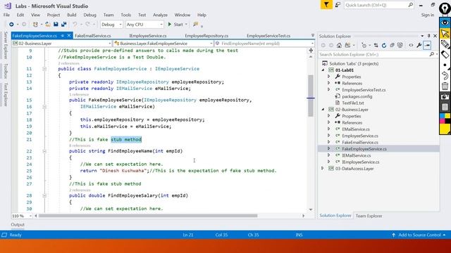 Stub, Mock and Fake in Unit Testing смотреть онлайн