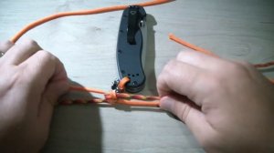 ТЕМЛЯК КРУГЛЫЙ ИЗ ПАРАКОРДА ДВУХЦВЕТНЫЙ - СПОСОБ № 2