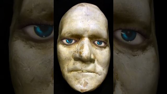 Benjamin Franklin's Death Mask With Eyes, Teeth, and Animation Added. смотреть онлайн