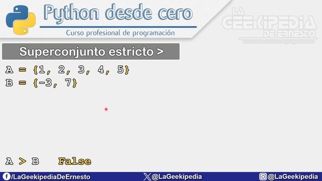 Curso Python 3 desde cero #101 | Superconjuntos – El método issuperset() смотреть онлайн