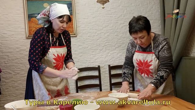 Мастер-класс по изготовлению национального карельского блюда калиток (часть 4), туры в Карелию смотреть онлайн