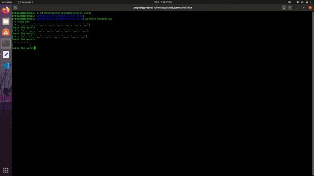 HANGMAN using python3 .. console application .. смотреть онлайн