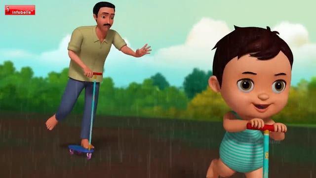 Pappa Pappa Mere Pyaare Pappa - Father Song | Hindi Rhymes for Children | Infobells смотреть онлайн