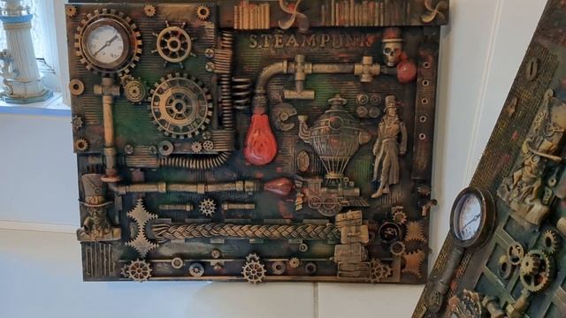 Steampunk Art Mixed Media Art 3D Art Industrial Art  #steampunk #mixedmediaart