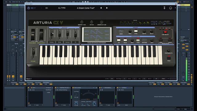 Arturia CZ V - Fat 80's Dream Synth!! Sound Demo