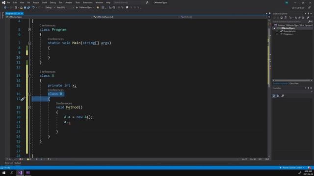 #017 Nested Types in C# [ شرح بالعربي ] #nestedtypes смотреть онлайн