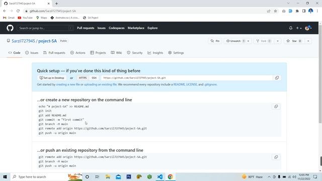 GitHub Project Upload From Visual Studio Code Editor.