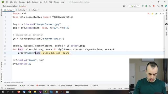 Instance segmentation YOLO v8 | Opencv with Python tutorial смотреть онлайн
