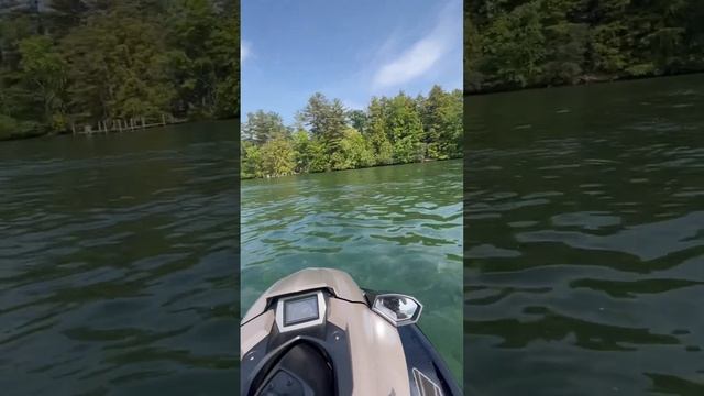 So Clear #satisfying #yamaha #water #lake