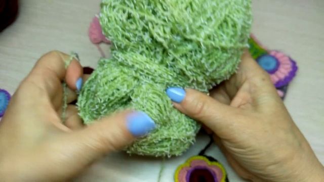 Фриформ. Начало вязания крючком скрамбли.