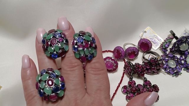 Натуральные рубины и гранаты. смотреть онлайн