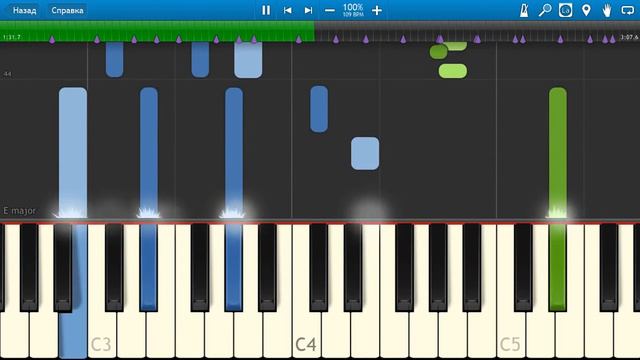 t.A.T.u. - Sacrifice (на пианино Synthesia) смотреть онлайн