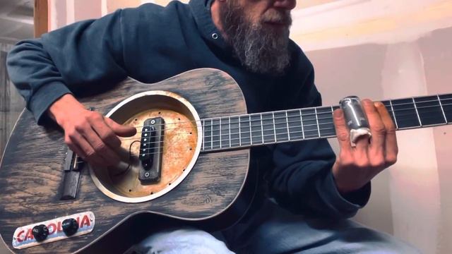 Highwayman #152 “Carolina” Highway Key Guitars pan resonator смотреть онлайн